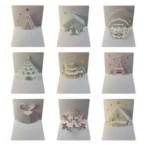 Image of X-MAS Template Bundle - PDF / SVG digital files