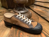 Image 1 of VEGANCRAFT hiker sneaker shoes leather canvas handmade in Slovakia 