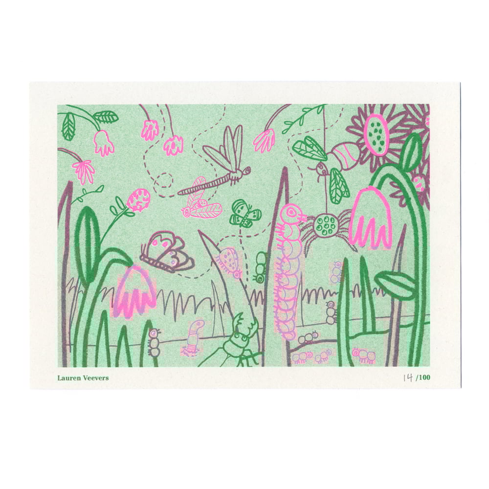 Image of Lauren Veevers - Seed Artists Series Riso Print