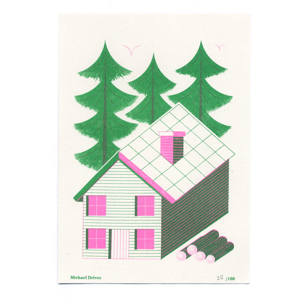 Image of Michael Driver - Seed Artists Series Riso Print