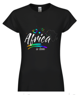Image of Ladies' Africa Is Love T-shirt