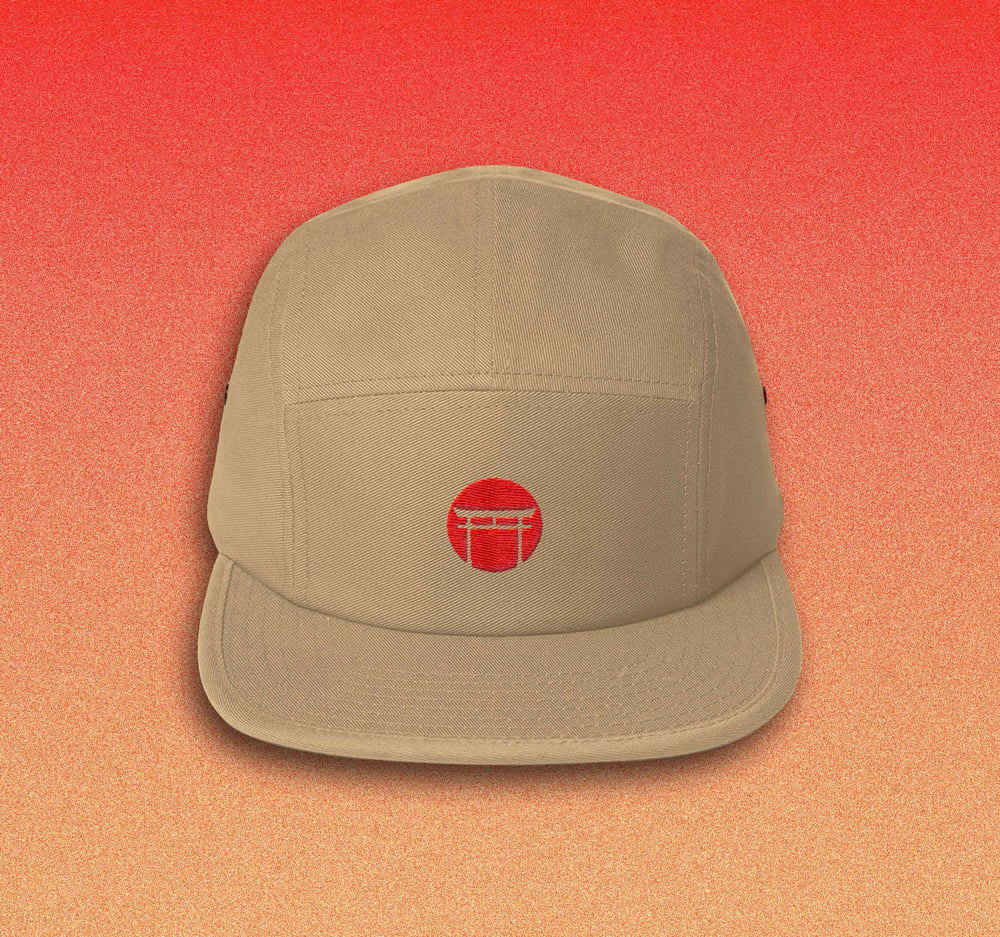 Image of Casquette five panel beige