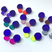 Image 3 of Náušnice Bubbles blue & color