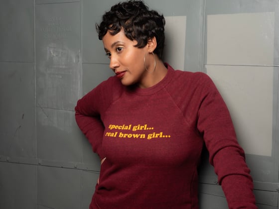 Image of Brown girl crew sweater II