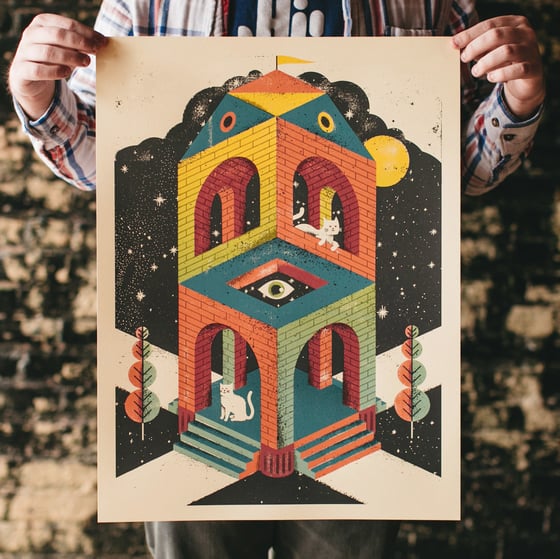 Image of Space Cathedral Art Print