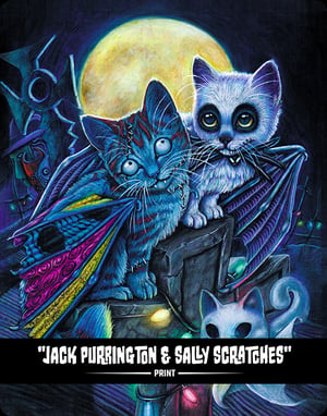 Jack Purrington & Sally Scratches (BITTENS) - Print