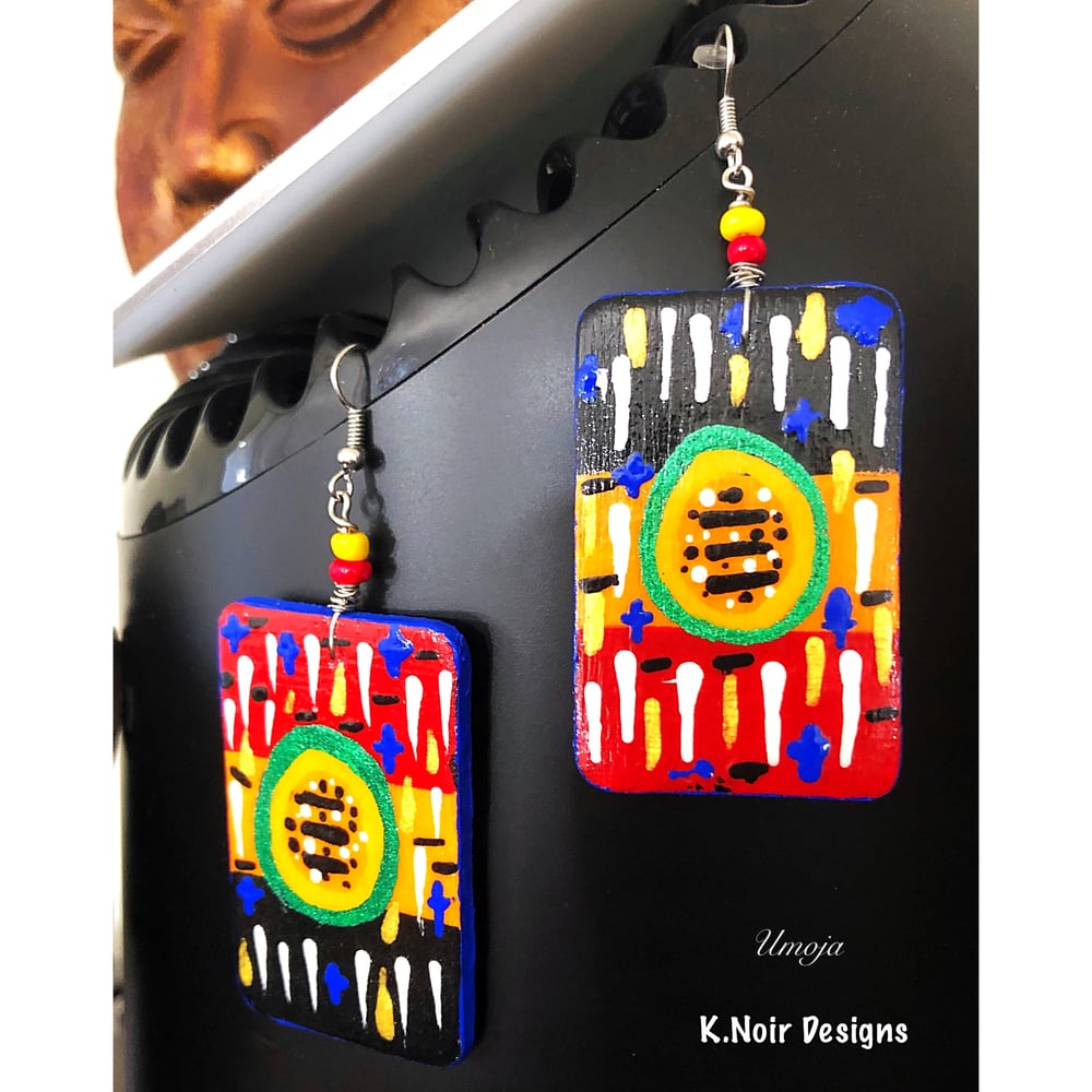 Image of Umoja Unity (Kwanzaa Earrings) 