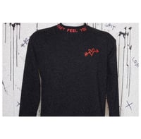 black sweatshirt