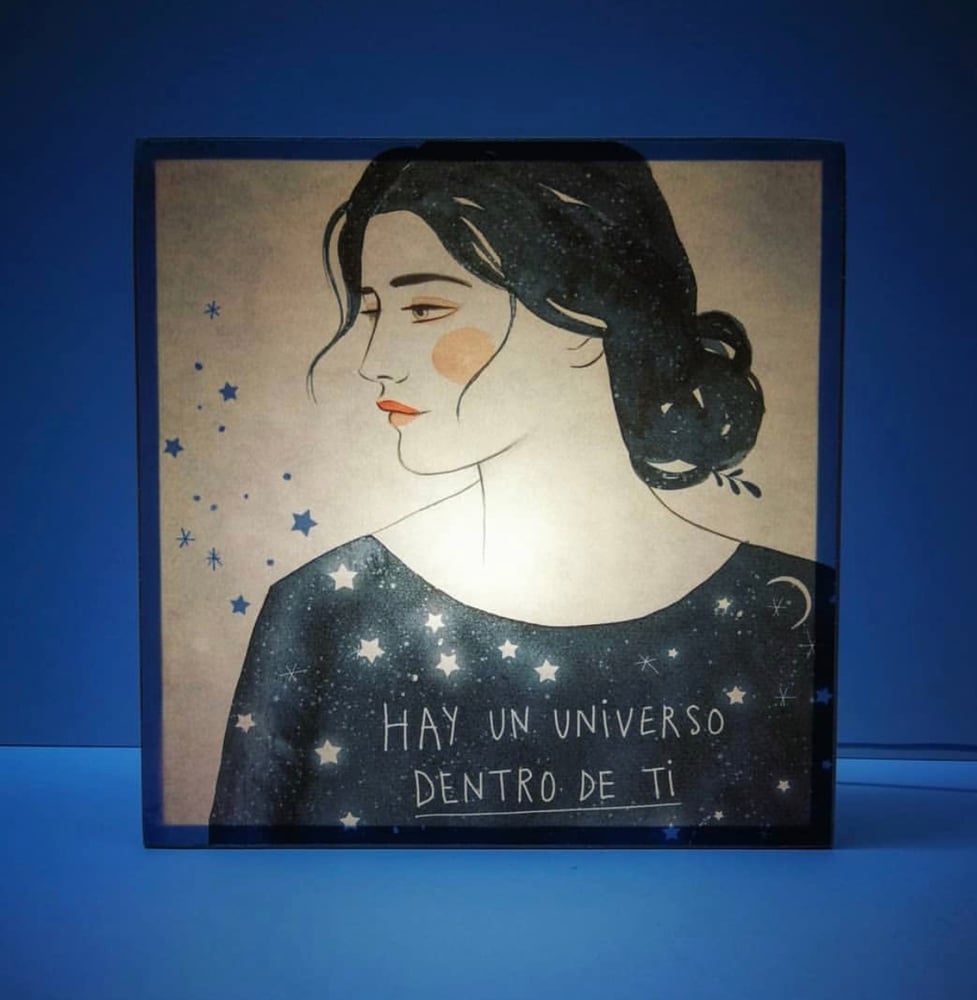 lampara un universo dentro