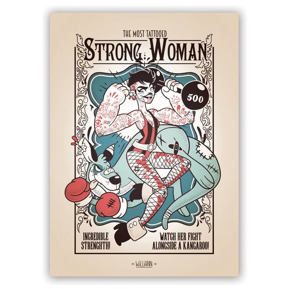 Image of The Most Tattooed Strong Woman