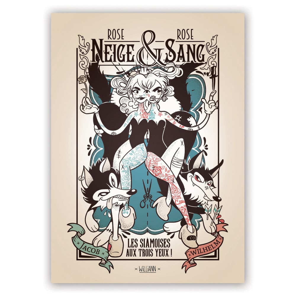 Image of Rose Neige & Rose Sang