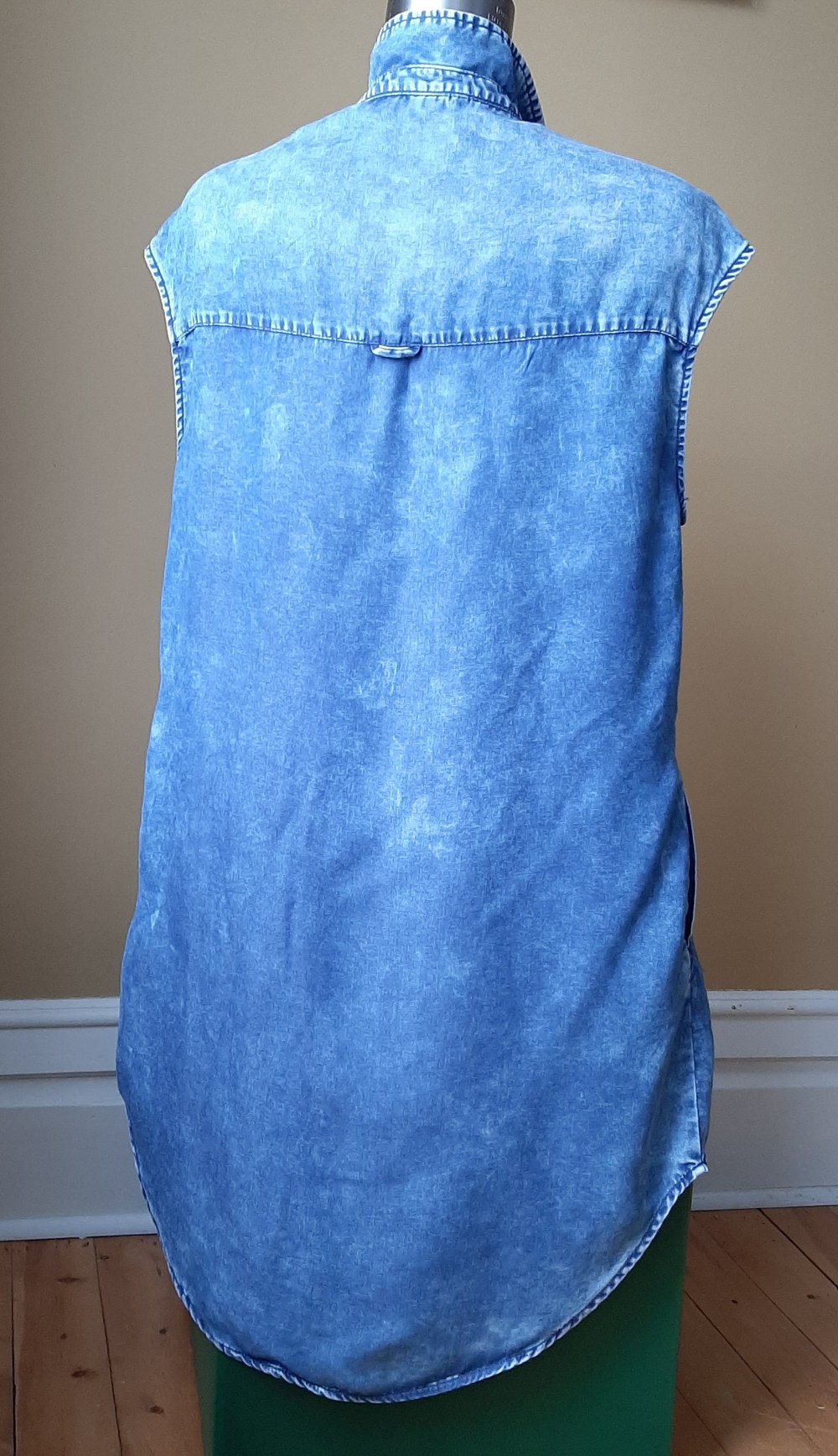 Image of Sleeveless Denim