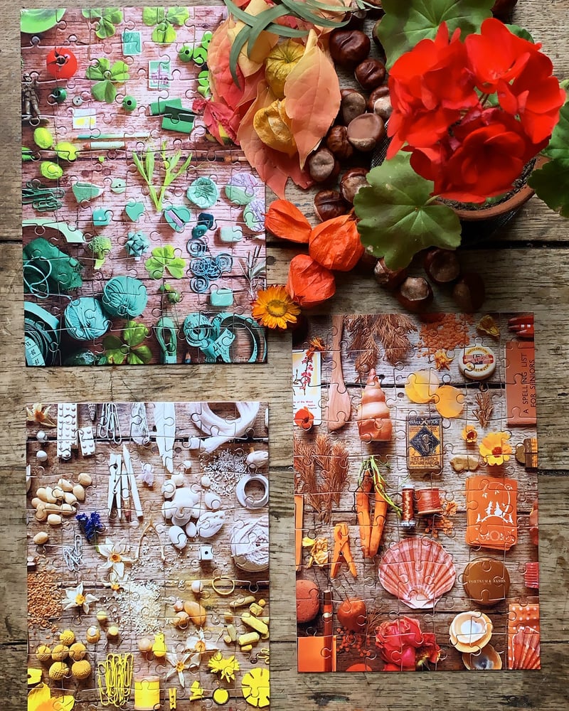 Image of 5ftinf Orange Collection  75 Piece Jigsaw Puzzle