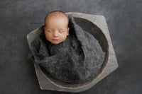 Image 4 of  Wool Thicker Felted Layer - Charcoal 