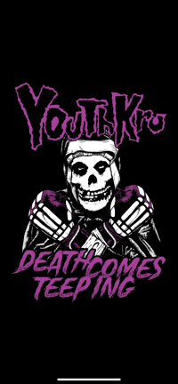 Image 2 of Death comes teeping tee