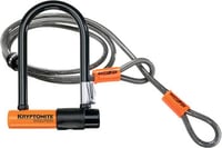 Kryptonite Evolution Series U-Lock - 3.25 x 7", Keyed, Black, Includes 4' cable 