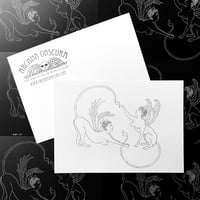 Image 3 of Flirty Sphinxes postcard 