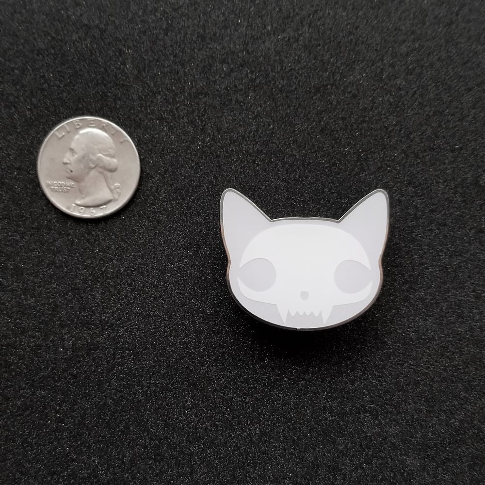 Image of Schrödinger's Cat Pin