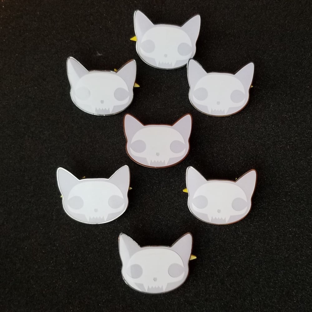 Schrödinger's Cat Pin