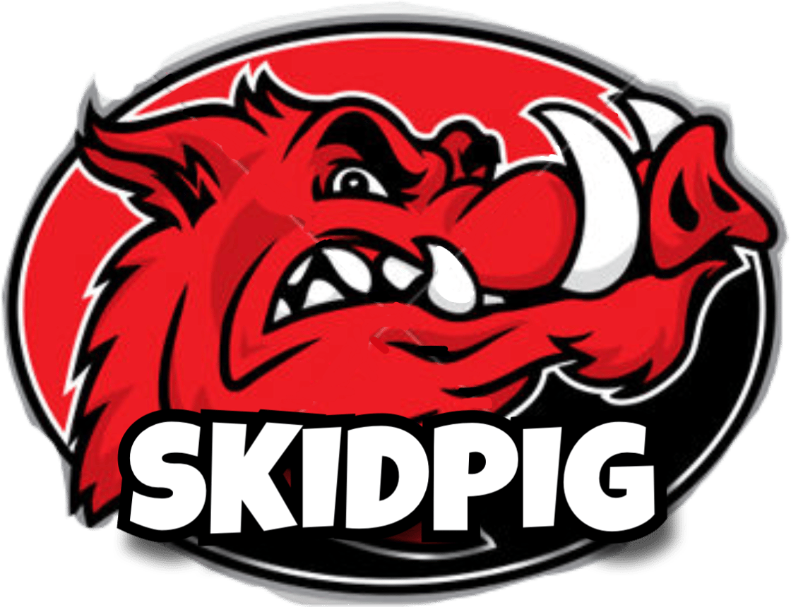 Image of SkidPig RED PIG Logo Sticker