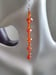 Image of THREE ORANGE BEADED EARRINGS