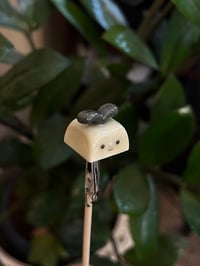 Image 3 of Sprout smiski keycap! 🌱