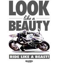 Image 2 of Beauty Beast - Women's White Tank