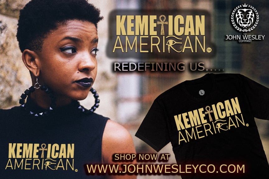 Image of Kemetican AmeriKan Logo Shirt