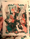Boar Hunt! Risograph Print