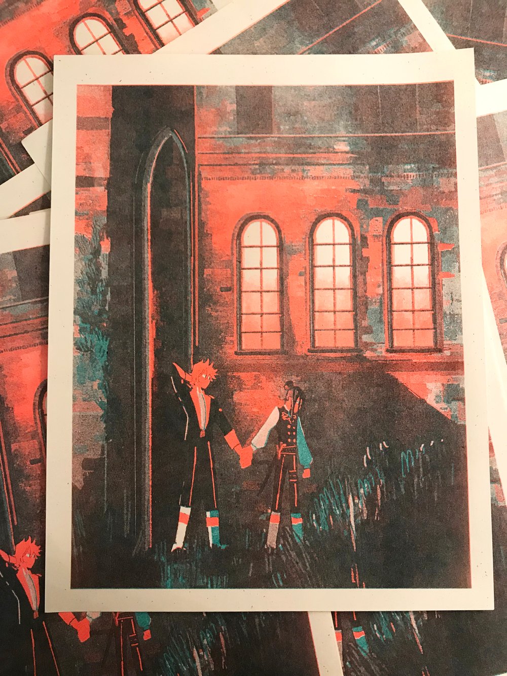 Image of Sylvix Risograph Print