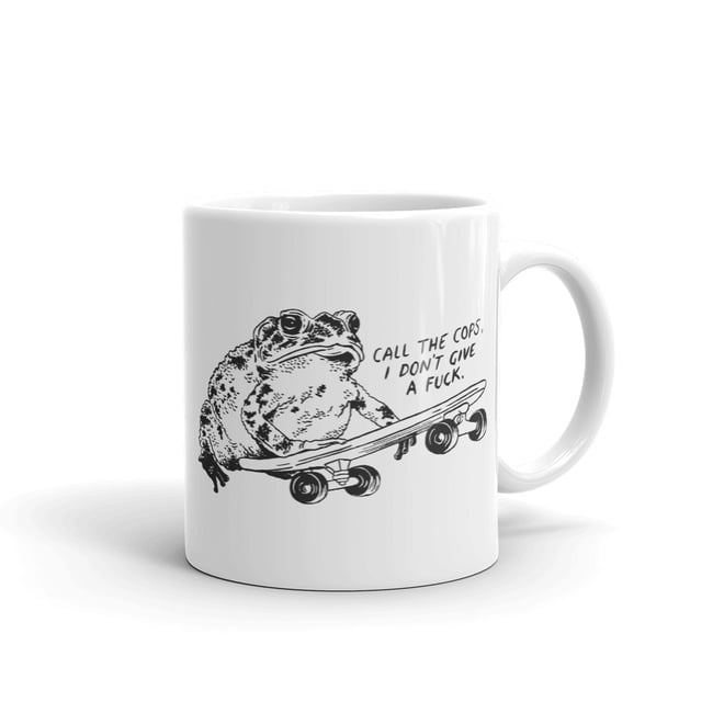 IDGAF Frog Mug
