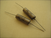 Image of 2x 0.022uf PIO paper in oil Guitar Tone capacitors 