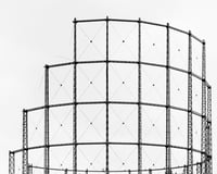 Lee Side Road Gasometer London. From the series Off-Grid.