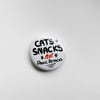 Bats, Cats and Snacks Button