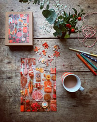 Image 2 of 5ftinf Orange Collection  75 Piece Jigsaw Puzzle