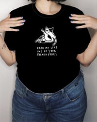 Image 2 of PREORDER FRENCH FRIES CAT SHIRTS