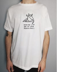 Image 1 of PREORDER FRENCH FRIES CAT SHIRTS
