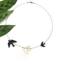 Image 3 of Náhrdelník Ptáčci kombi