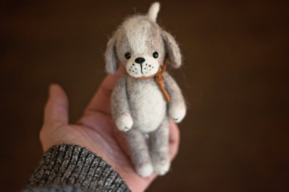Image of Preorder felted puppy
