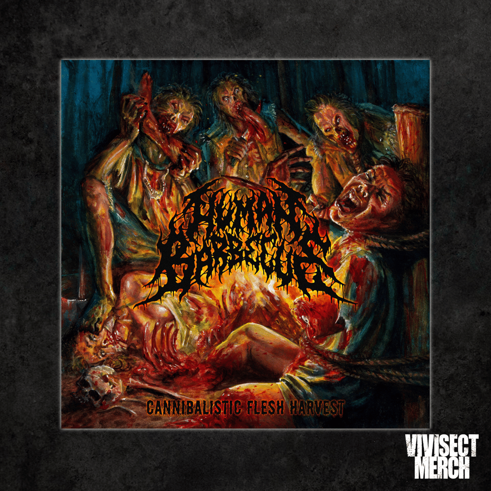 Image of Human Barbecue "Cannibalistic Flesh Harvest" CD