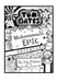 Image of Add A First Name Tom Gates Poster BOOK 13 'Epic adventure' A4 + free b/w colouring in poster
