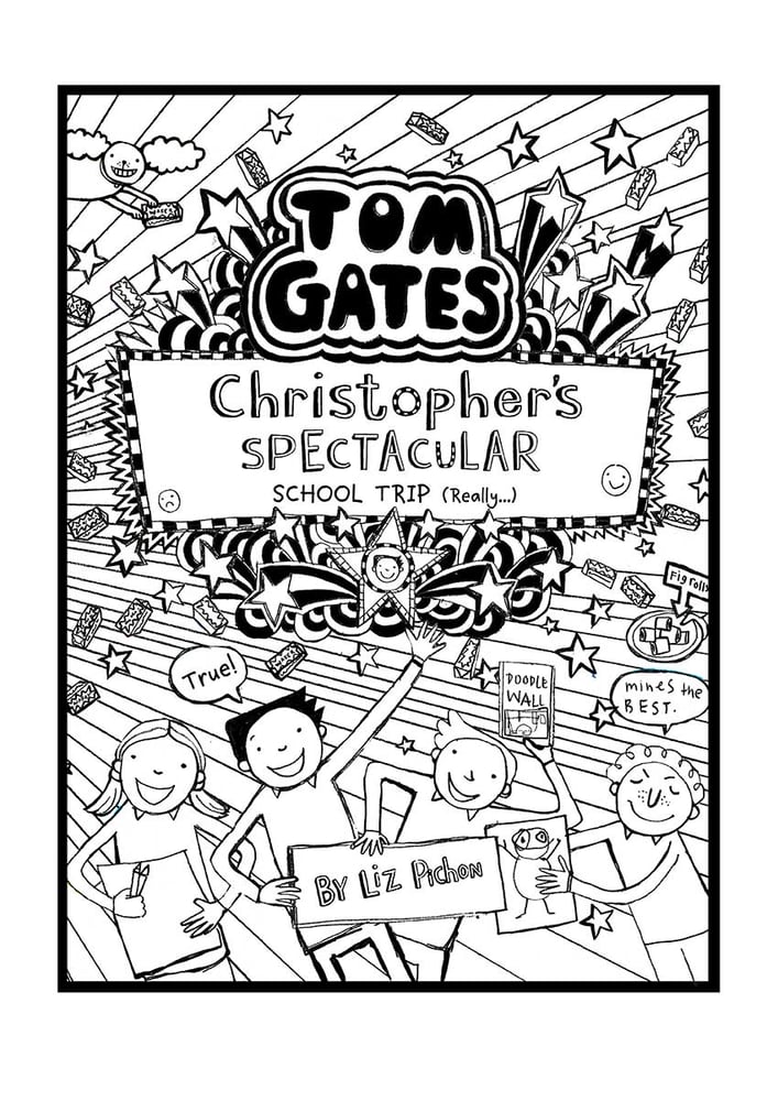 Liz Pichon — Add A First Name Tom Gates Poster BOOK 17 'Spectacular ...