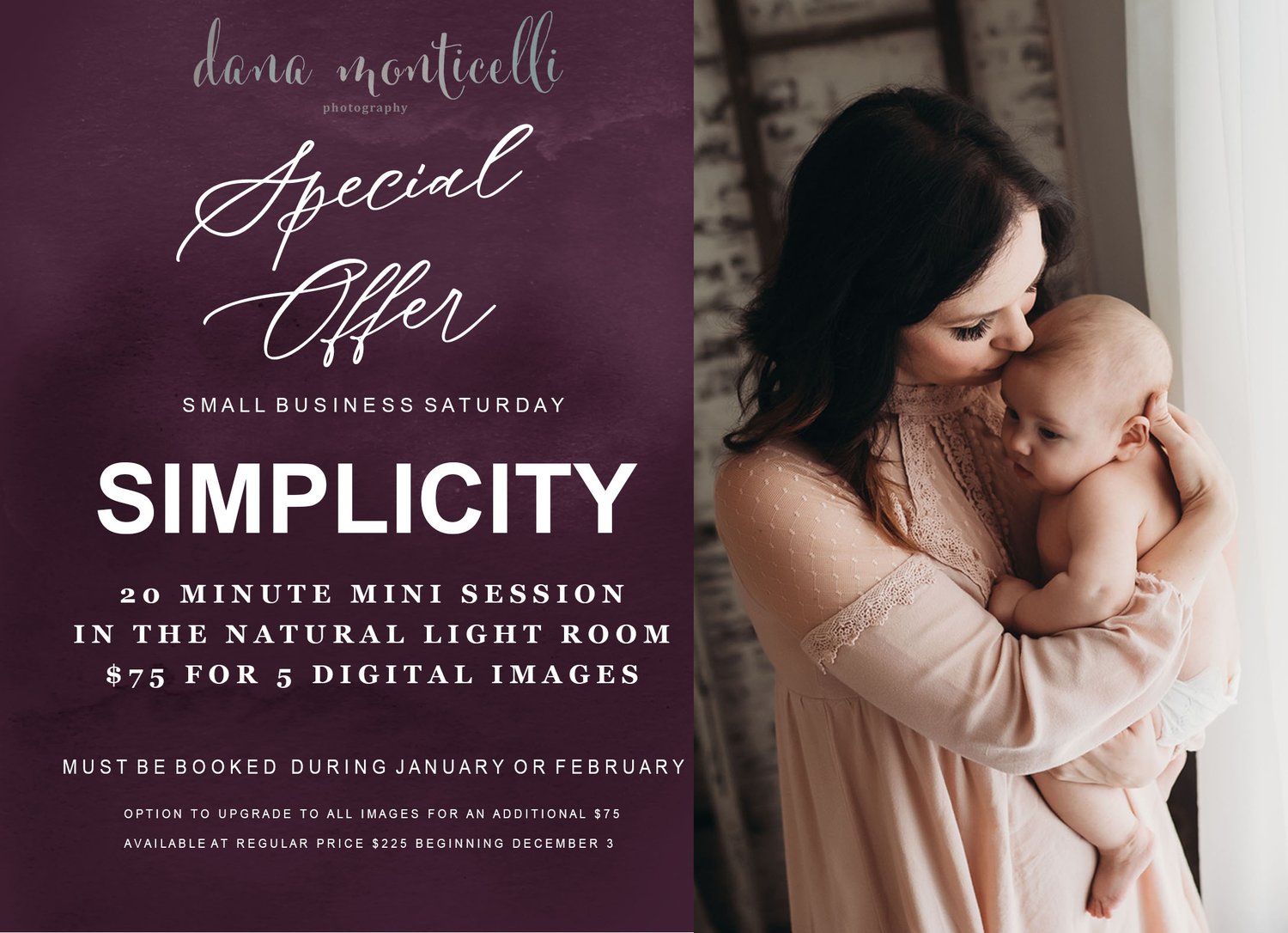 Image of Small Business Saturday: Simplicity Session