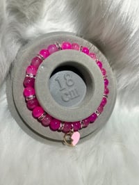 Image 4 of “Pretty in Pink” Beaded Bracelet