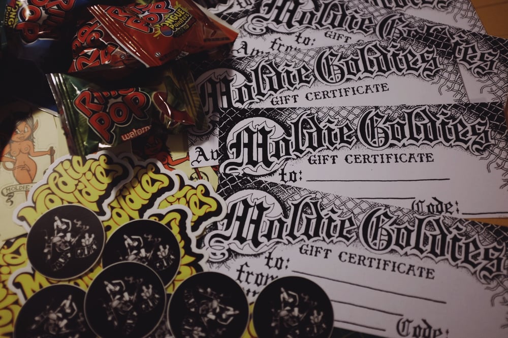 Image of Moldie Goldies Gift Certificate