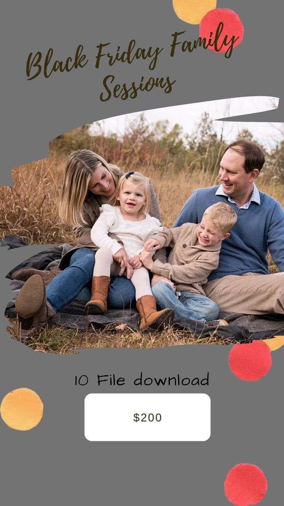 Image of Family Session 10 Digital Files