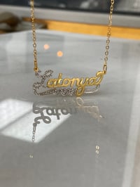 Rhodium Custom Nameplate  