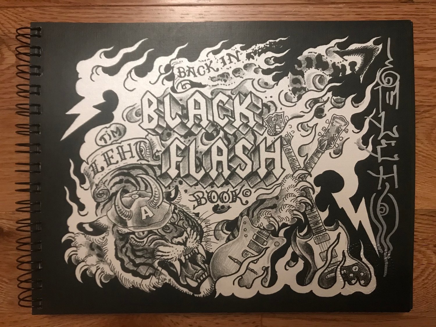 Image of Tim Lehi Signed Back In Black Flash Book