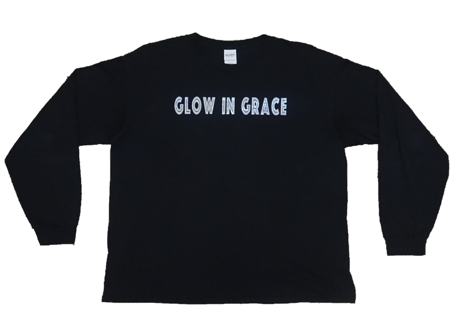 Image of Glow In Grace Long Sleeve (Black)