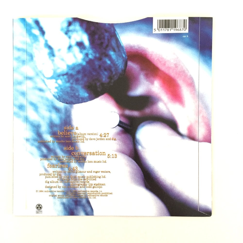 Image of official - dig - "believe" vinyl 45 / original pressing